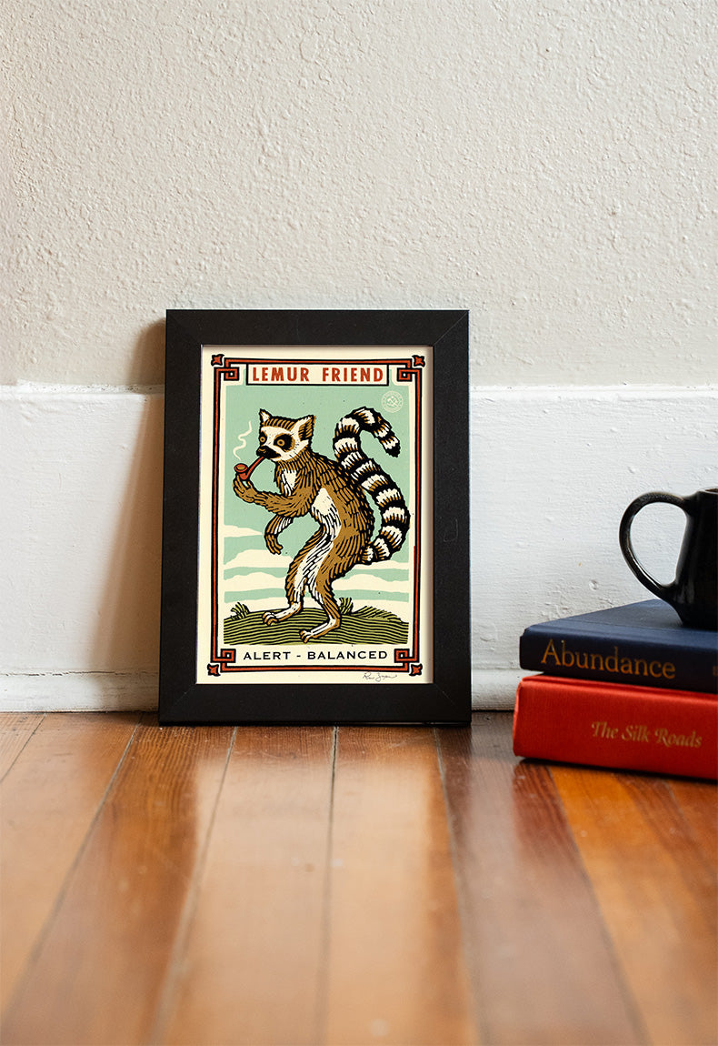 Lemur Friend Print