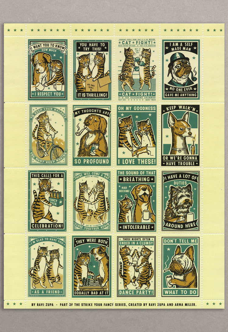 Complicated Friendships Stamp Sheet