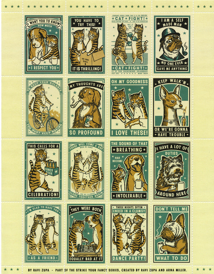 Complicated Friendships Stamp Sheet