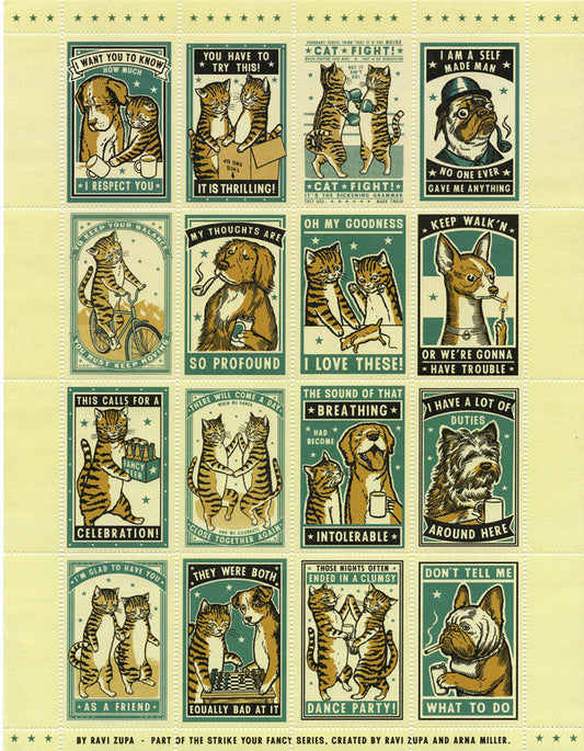 Complicated Friendships Stamp Sheet