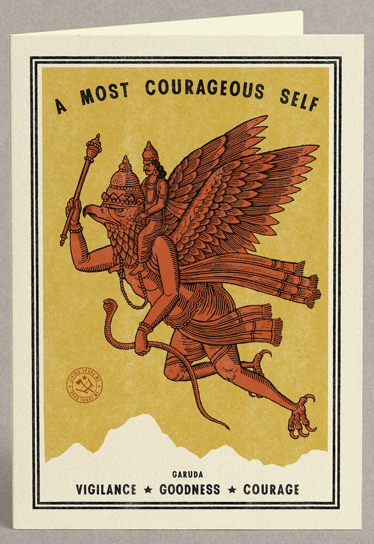 Courageous Self Greeting Card