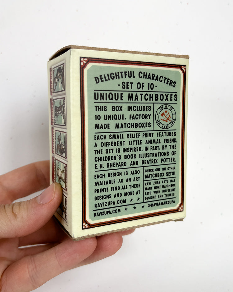 Delightful Characters Matchboxes