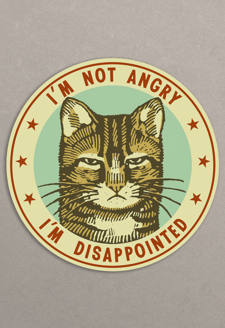 Disappointed Sticker