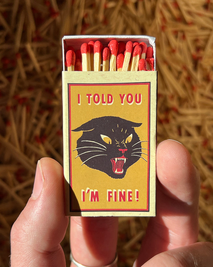 I'm Fine Matchbox