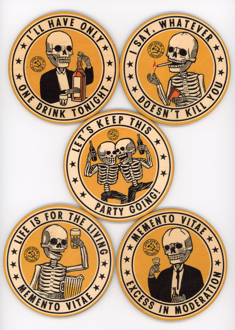 Memento Vitae Coasters