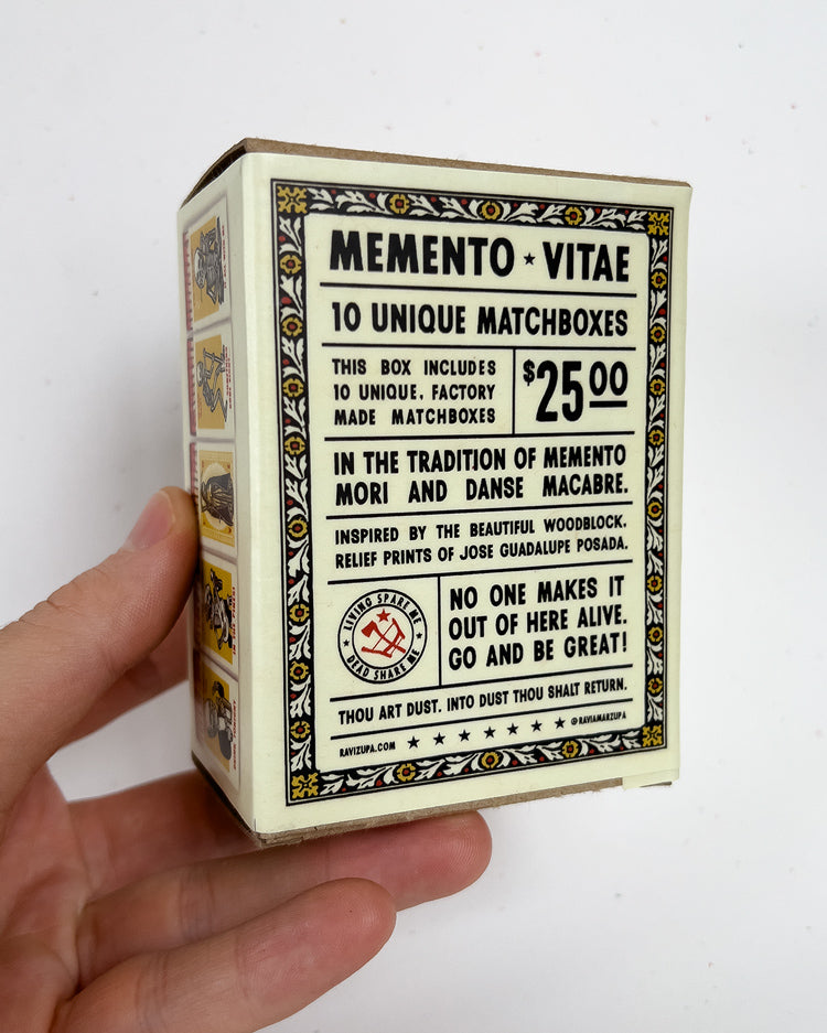 Memento Vitae Matchboxes