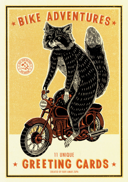 Bike Adventures Greeting Cards