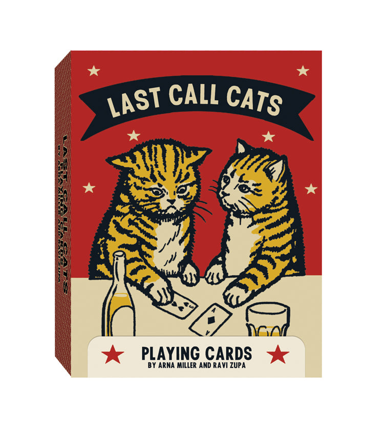 Last Call Cats Playing Cards Product