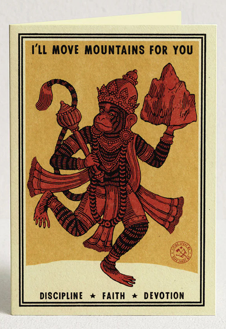 Move Mountains Greeting Card
