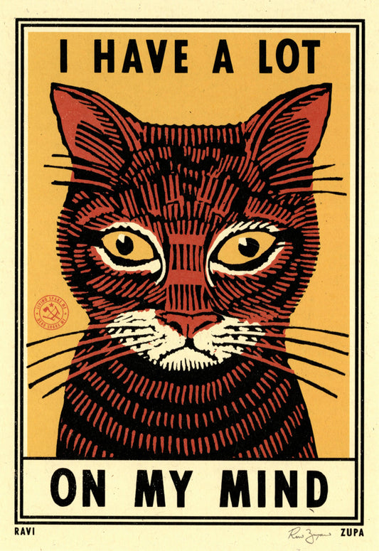 A Lot On My Mind Print