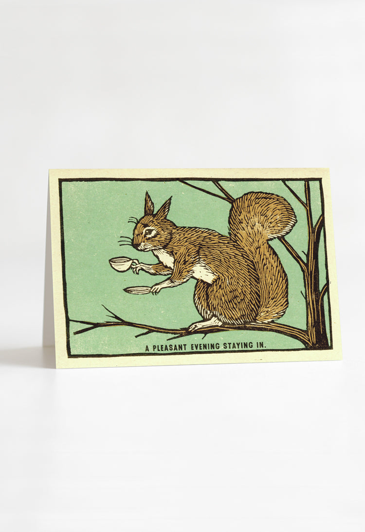 Staying In Greeting Card