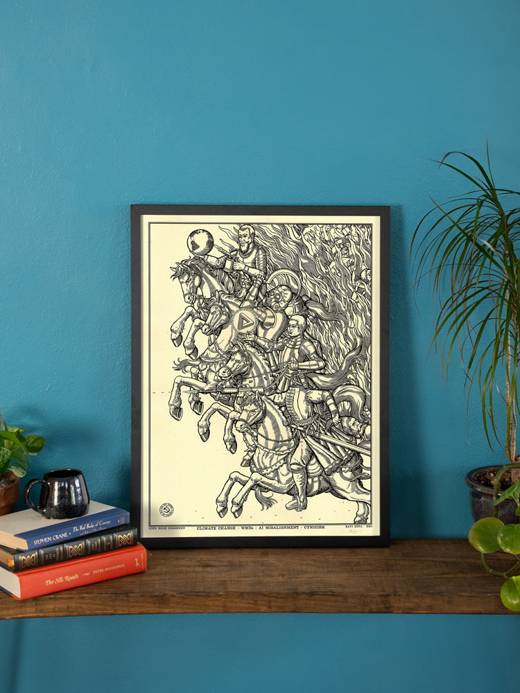 Four More Horsemen Print – Ravi Zupa Arts