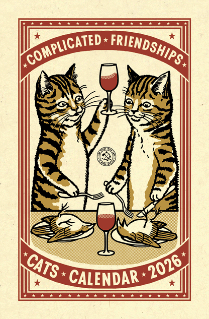 Cats Complicated Friendships 2026 Calendar