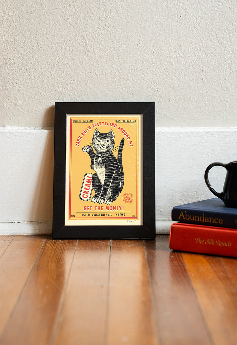 Cash Rules Print – Ravi Zupa Arts