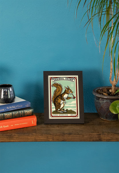 Squirrel Friend Print