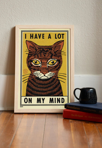 A Lot On My Mind Print