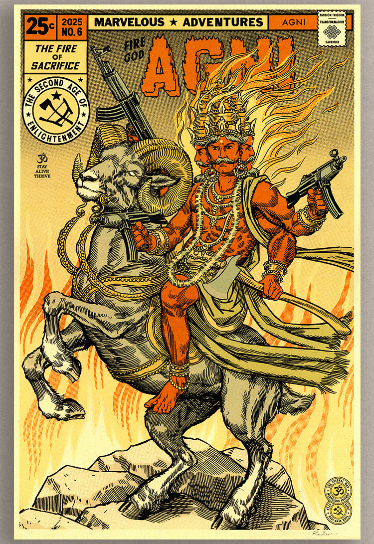 Agni Comic Print