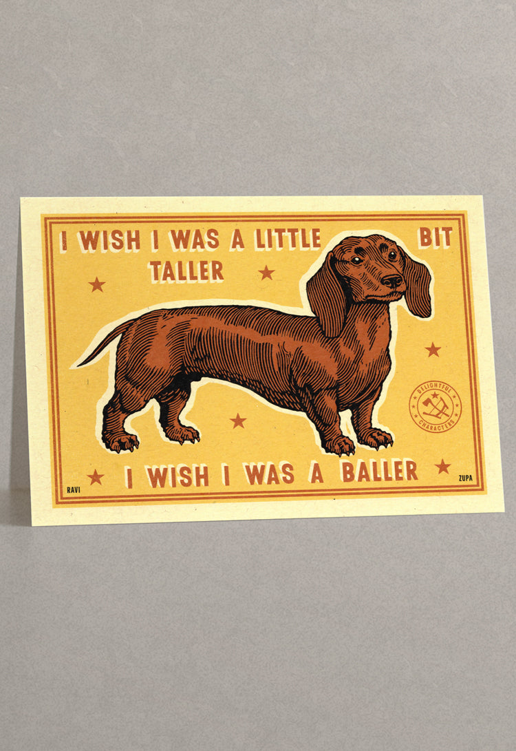 Baller Greeting Card
