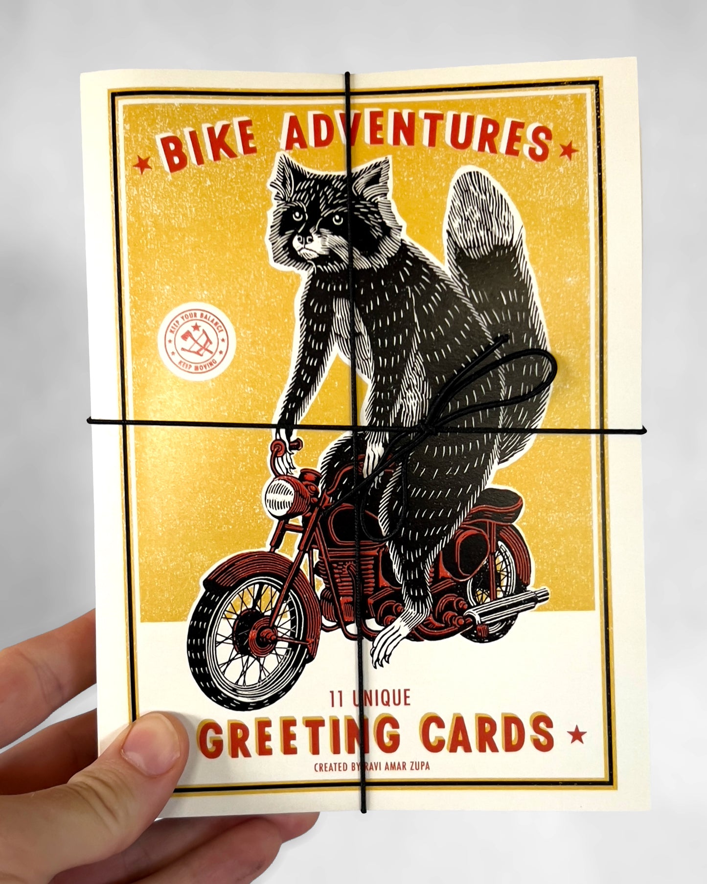 Bike Adventures Greeting Card Set