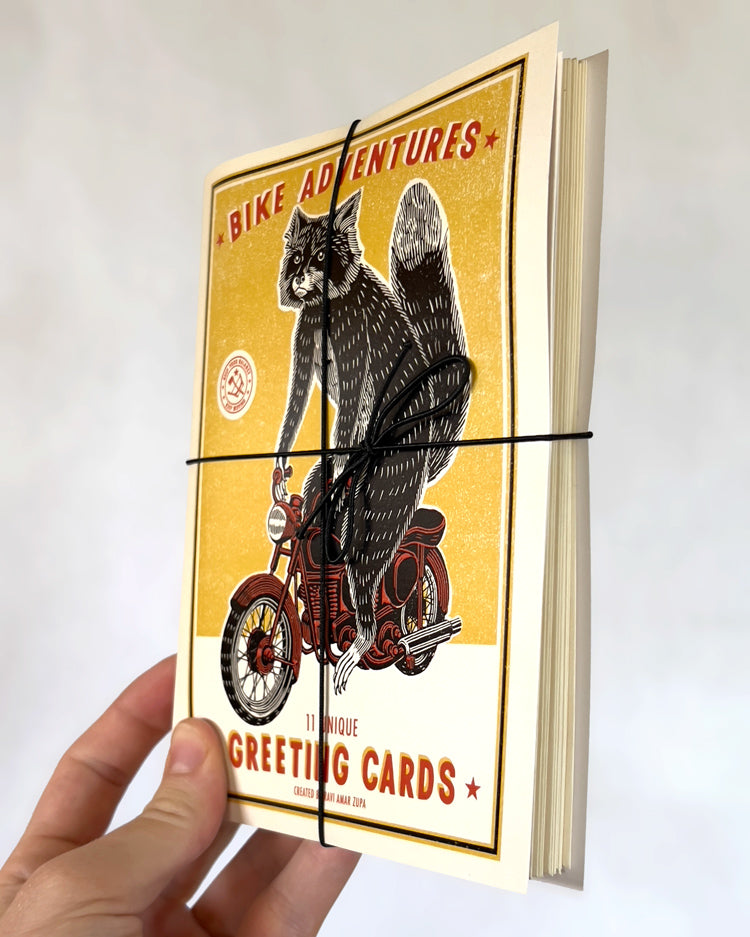 Bike Adventures Greeting Card Set