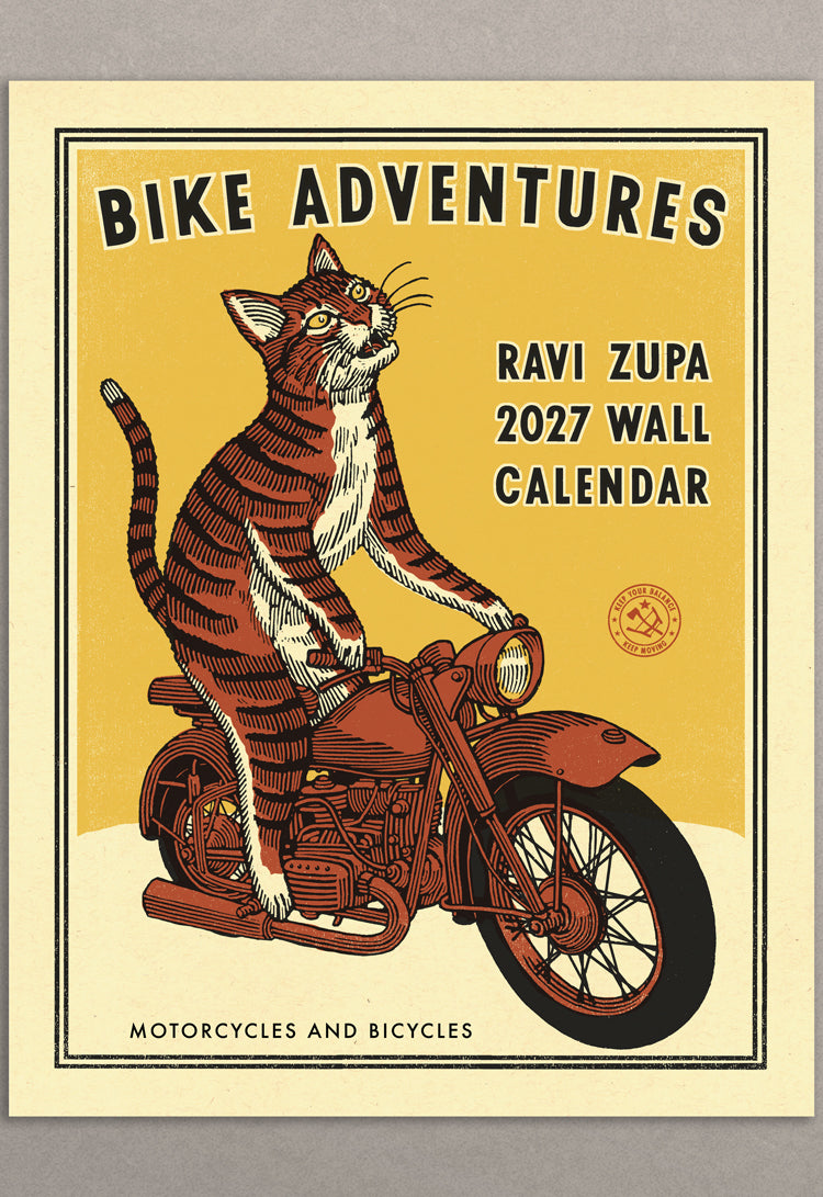 COMING SOON! Bike Adventures 2027 Calendar
