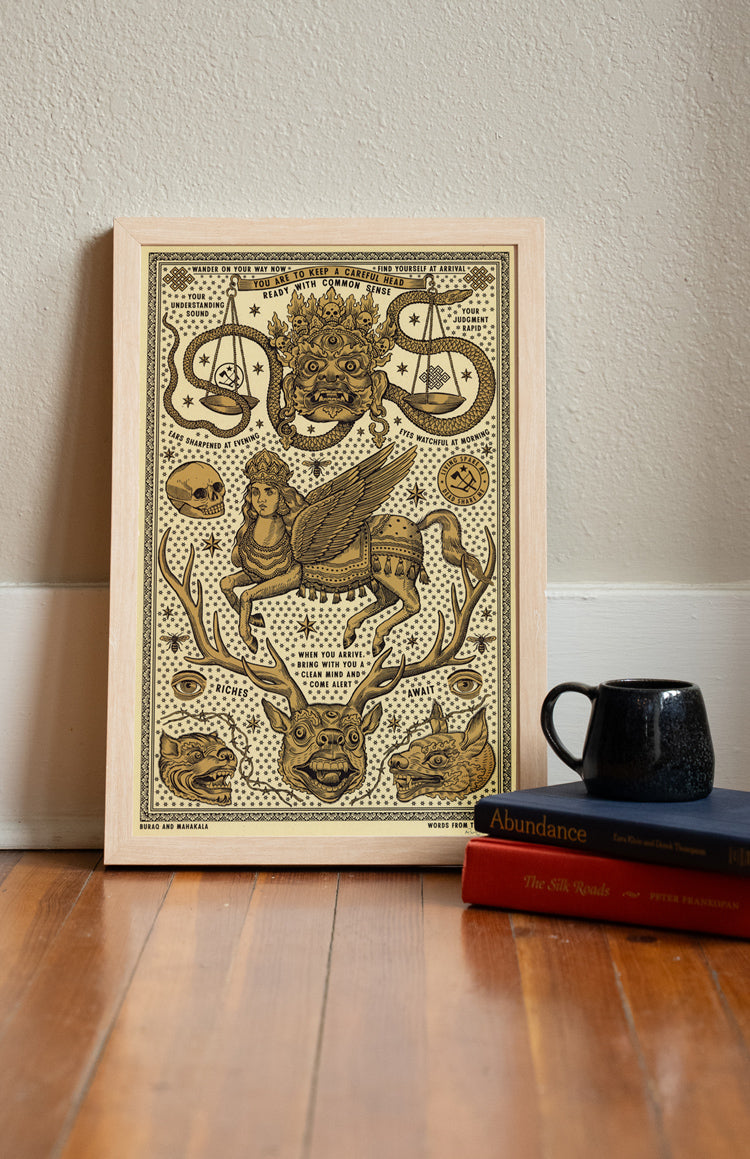 Buraq and Mahakala Print