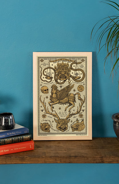 Buraq and Mahakala Print