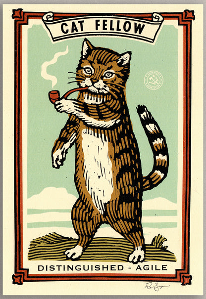 Cat Fellow Print