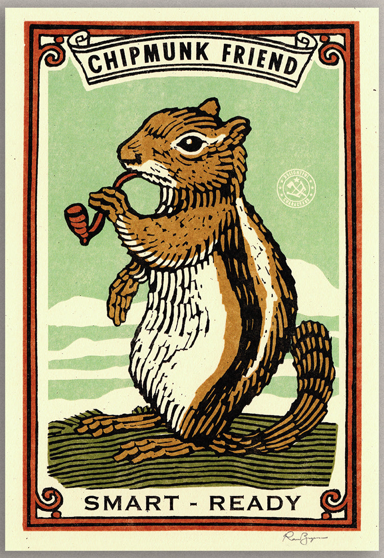 Chipmunk Friend Print
