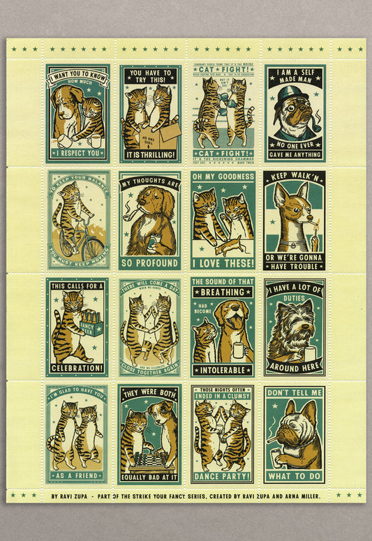 Complicated Friendships Stamp Sheet