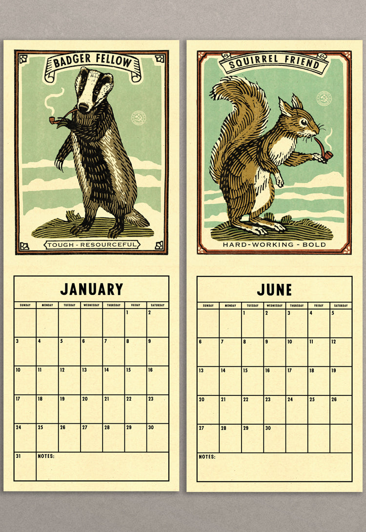 Delightful Characters 2027 Calendar