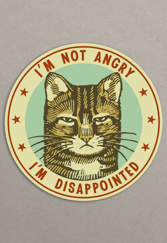 Disappointed Sticker