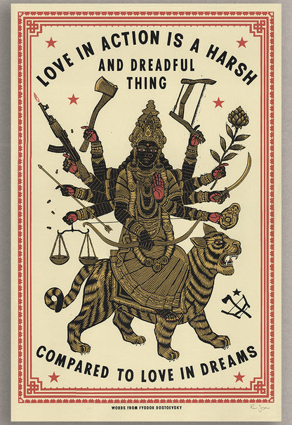 Durga's Love Print
