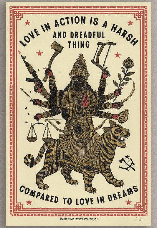 Durga's Love Print