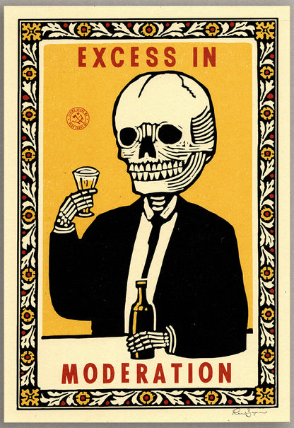 Excess in Moderation Print
