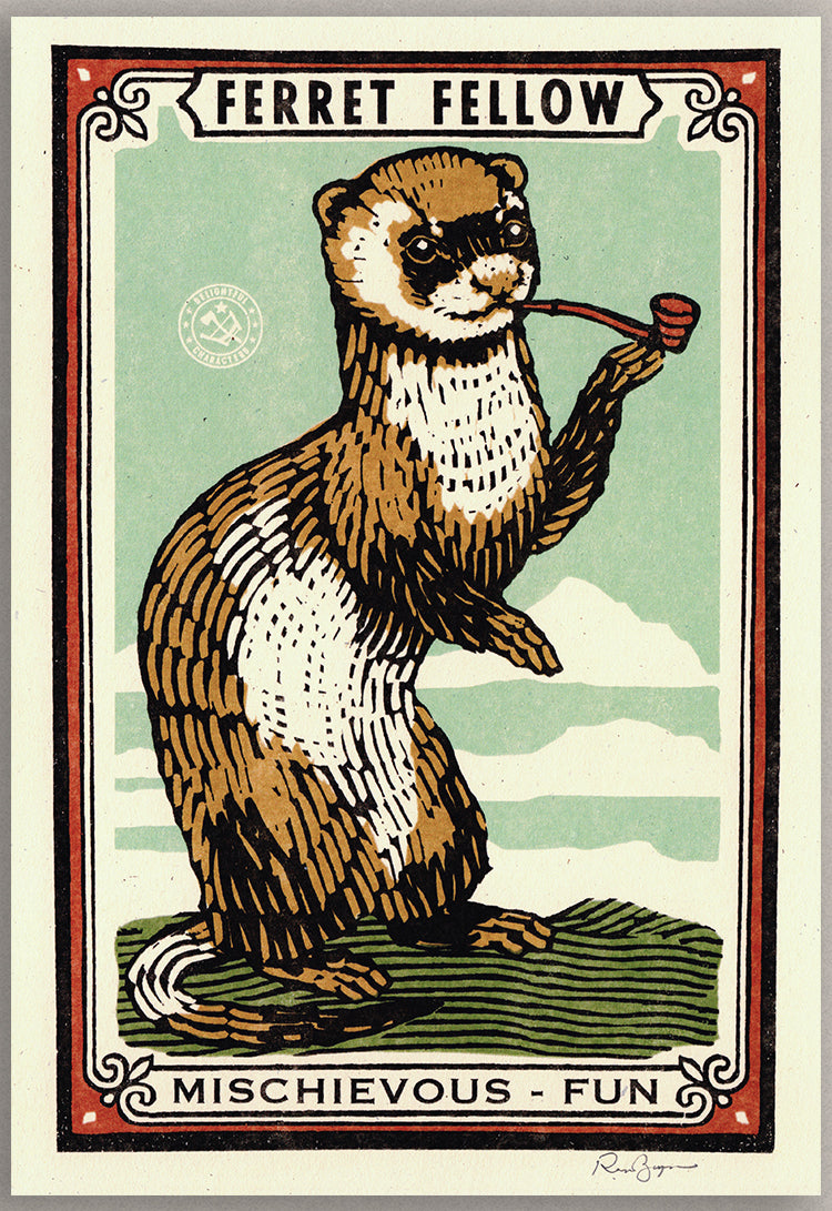 Ferret Fellow Print