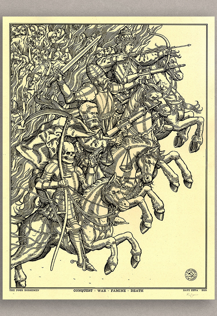 Four Horsemen Print