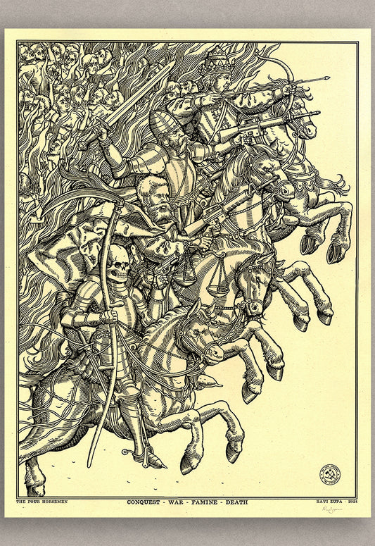 Four Horsemen Print