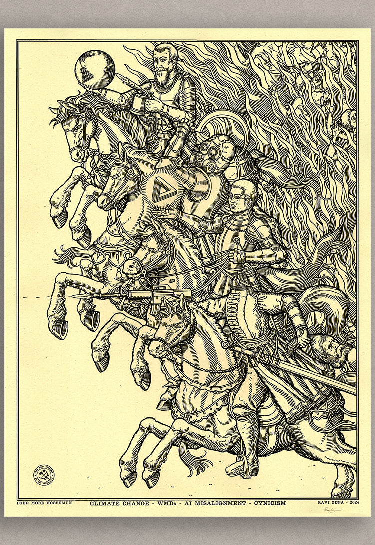 Four More Horsemen Print