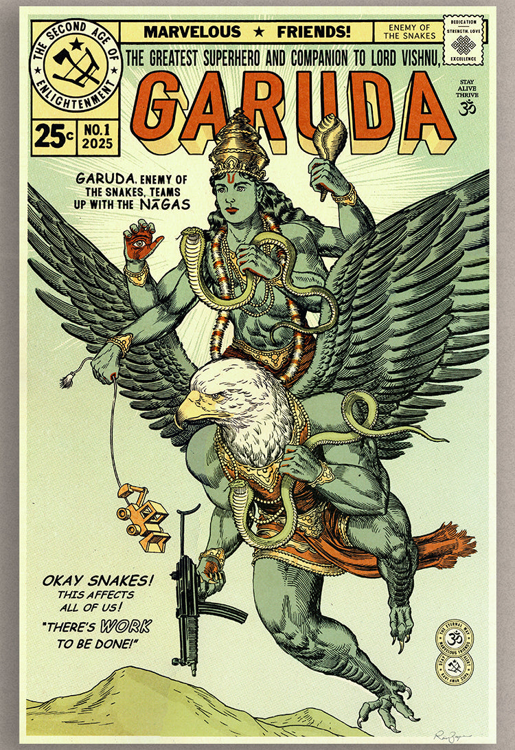 Garuda Comic Print