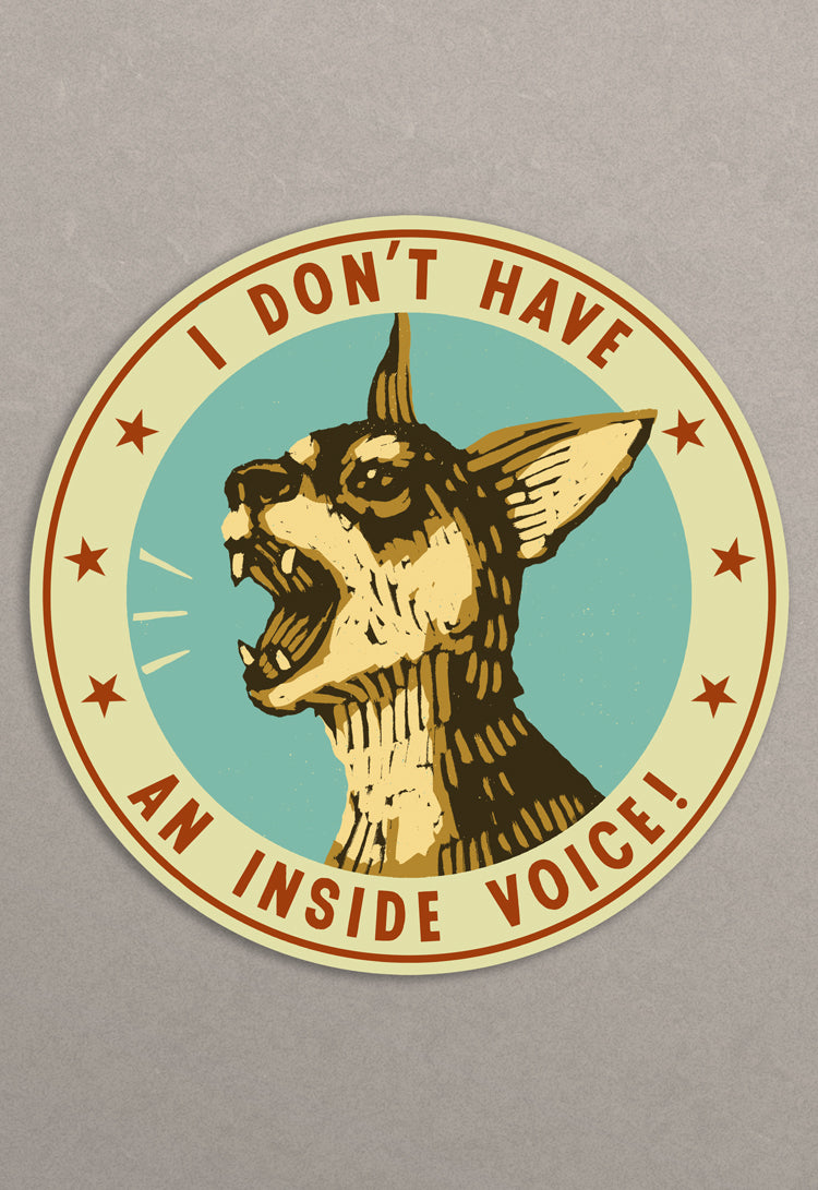 Inside Voice Sticker