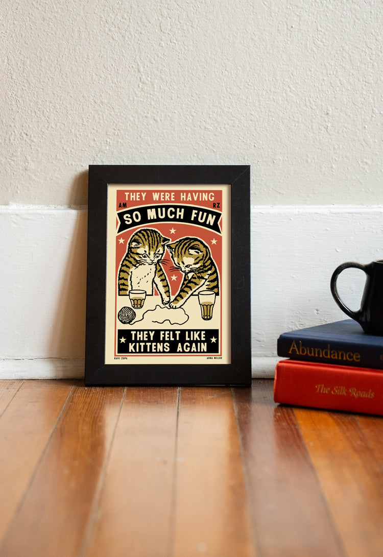 Kittens Again Print
