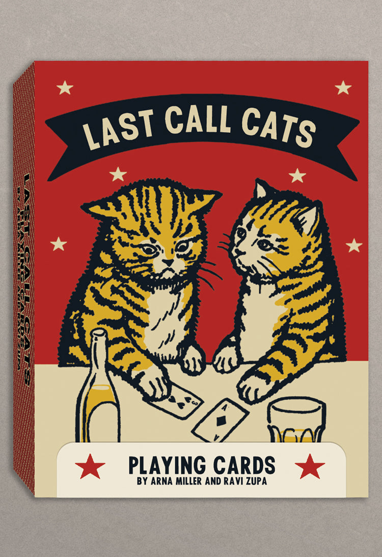 Last Call Cats Playing Cards Product