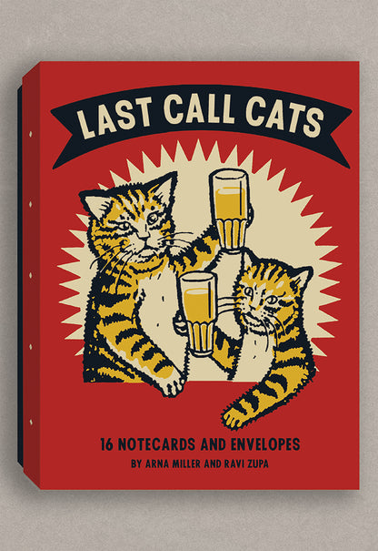 Last Call Cats Notecards