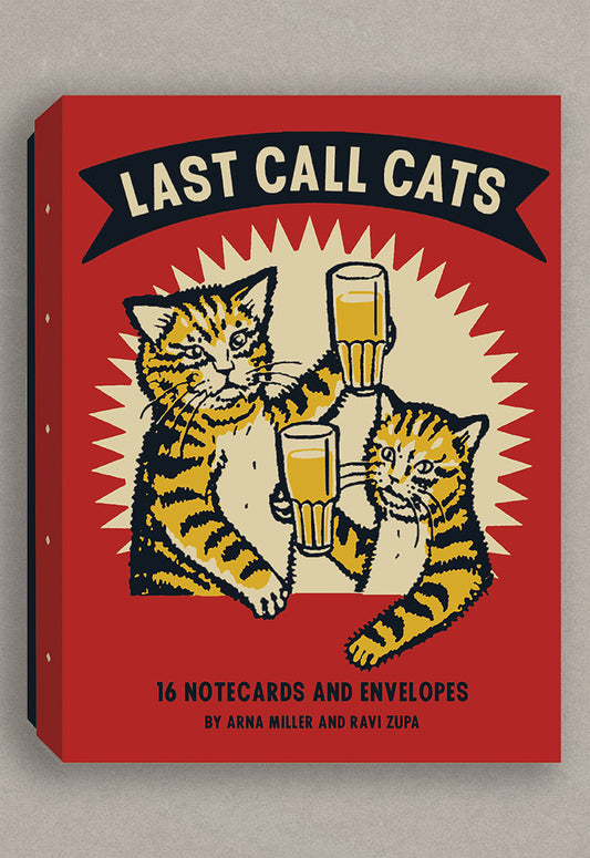 Last Call Cats Notecards