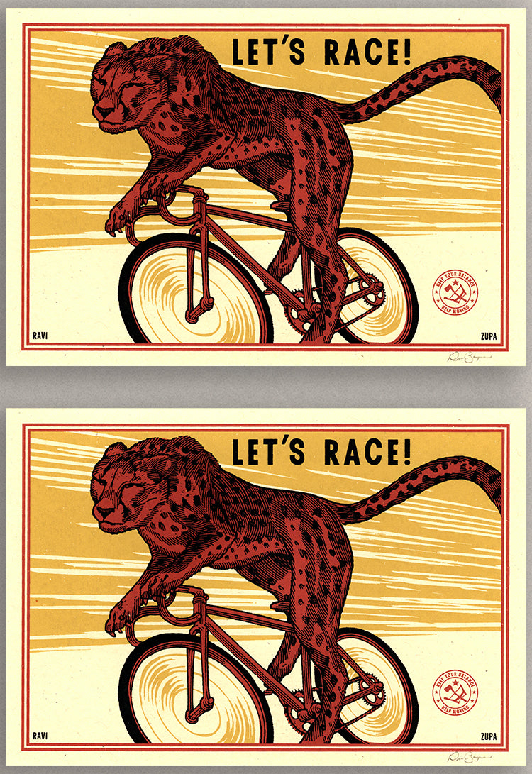 Let's Race Print