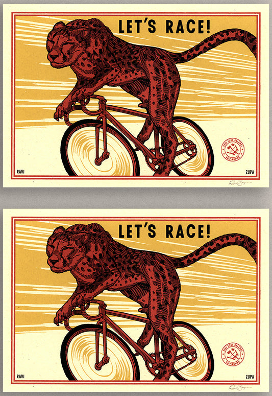Let's Race Print