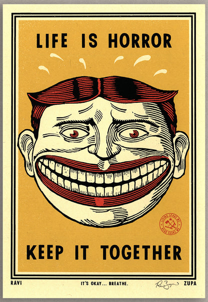 Life is Horror Print