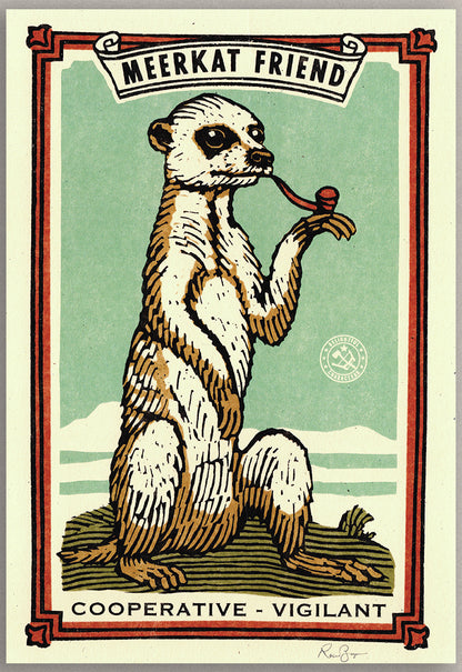 Meerkat Friend Print
