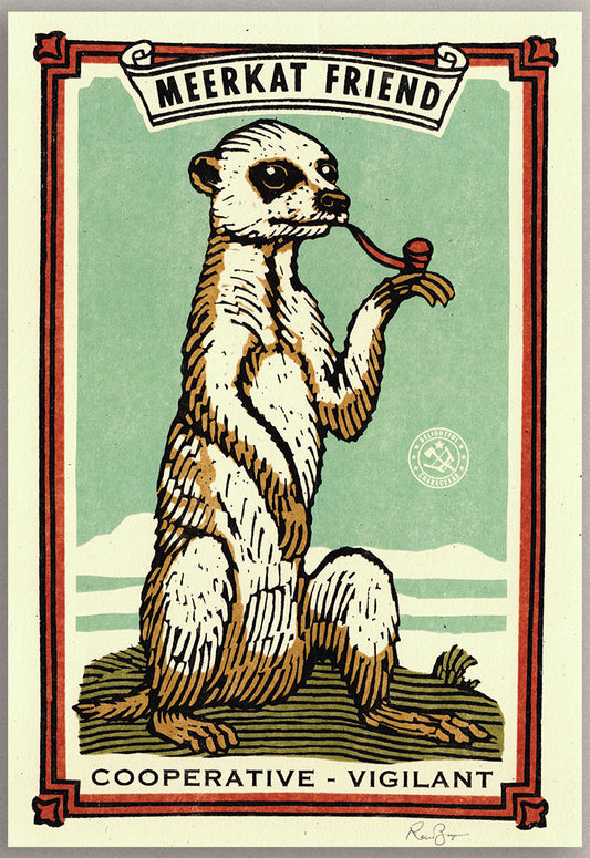 Meerkat Friend Print